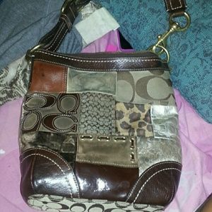 Duffle Adjustable Strap Coach Purse